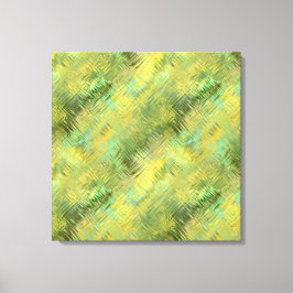 Citrine Yellow Glassy Texture Canvas Afdruk