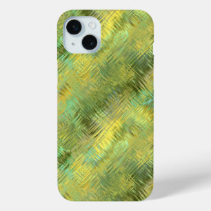 Citrine Yellow Glassy Texture iPhone 15 Mini Hoesje
