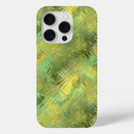 Citrine Yellow Glassy Texture iPhone 15 Pro Case