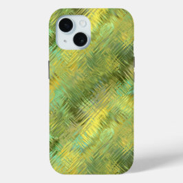 Citrine Yellow Glassy Texture iPhone 15 Case