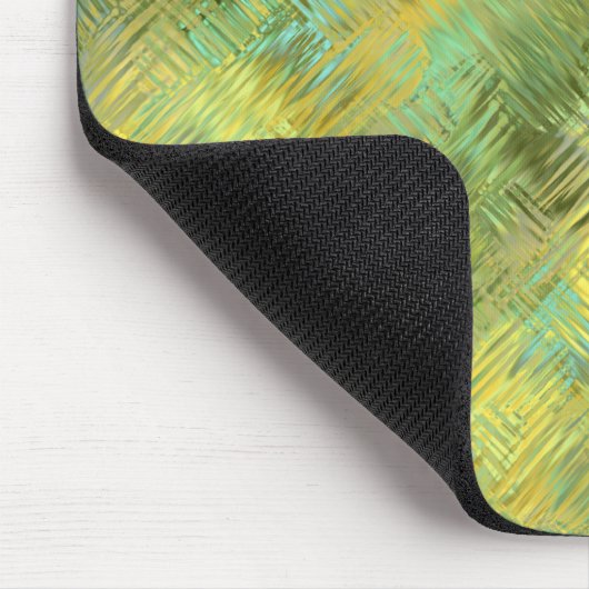 Citrine Yellow Glassy Texture Muismat (Hoek)