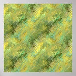 Citrine Yellow Glassy Texture Poster