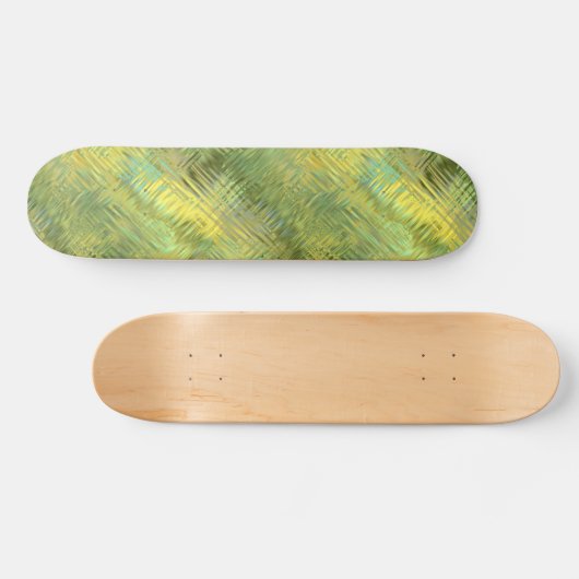 Citrine Yellow Glassy Texture Skateboard (Horizontaal)