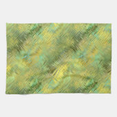 Citrine Yellow Glassy Texture Theedoek (Horizontaal)