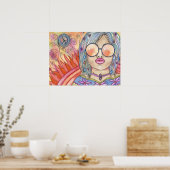 Citrinia | Gumpte meisjes | 24 x 18-inch Poster (Keuken)