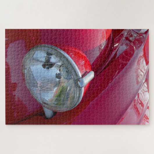 Citroë 2CV, franse auto. Legpuzzel (Horizontaal)