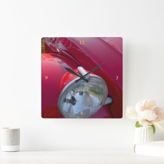 Citroë 2CV,  franse auto. Vierkante Klok (Huis)