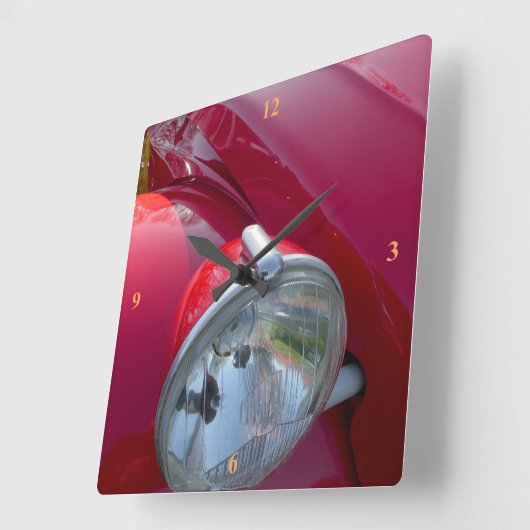 Citroë 2CV,  franse auto. Vierkante Klok (Hoek)