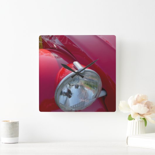 Citroë 2CV,  franse auto. Vierkante Klok (Huis)