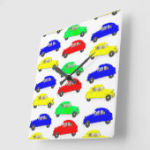 Citroën 2 cv Betegeld Patroon Vierkante Klok (Hoek)