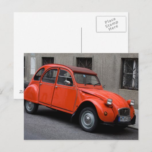 Citroën 2 CV Briefkaart (Voorkant / Achterkant)