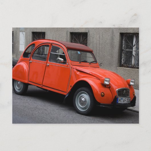Citroën 2 CV Briefkaart (Voorkant)