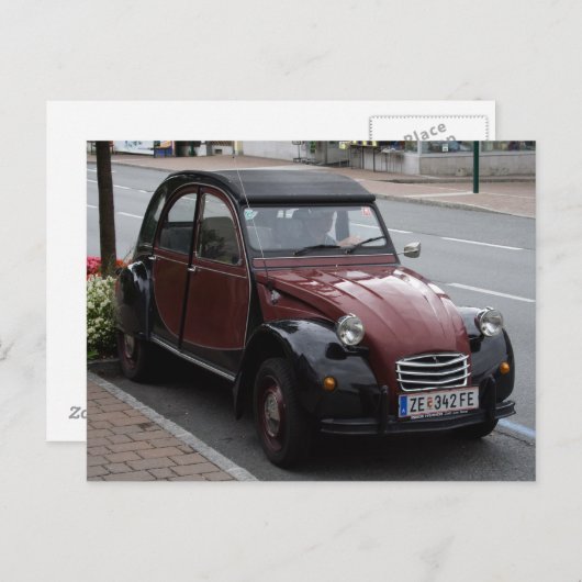 Citroën 2 CV Briefkaart (Voorkant / Achterkant)