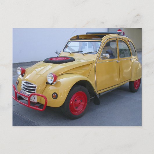 Citroën 2 CV Briefkaart (Voorkant)