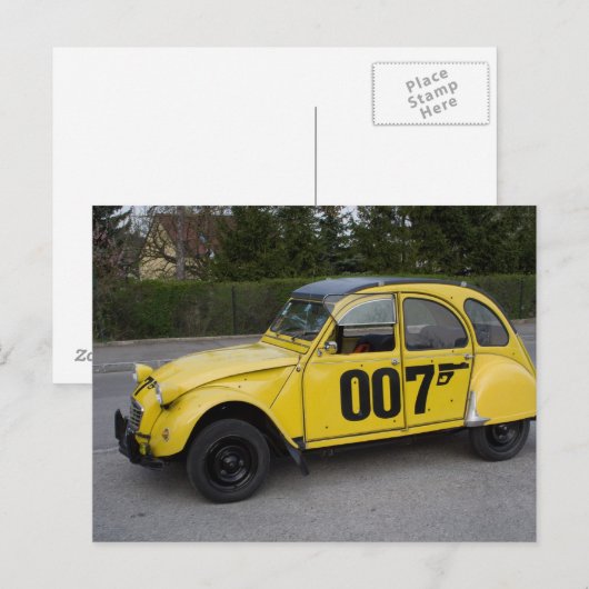 Citroën 2 CV Briefkaart (Voorkant / Achterkant)
