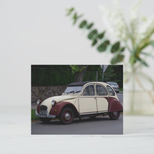 Citroën 2 CV Briefkaart (Staand voorkant)