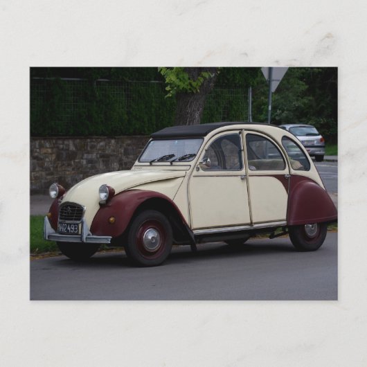 Citroën 2 CV Briefkaart (Voorkant)