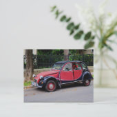 Citroen 2 CV Charleston Briefkaart (Staand voorkant)