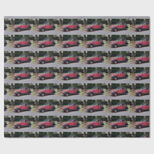 Citroen 2 CV Charleston Cadeaupapier (Vlak)