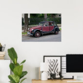 Citroen 2 CV Charleston Poster (Thuiskantoor)