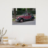 Citroen 2 CV Charleston Poster (Keuken)