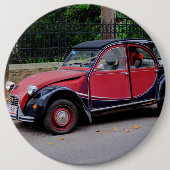 Citroen 2 CV Charleston Ronde Button 6,0 Cm (Voorkant)