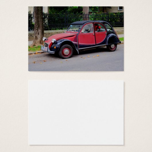 Citroen 2 CV Charleston Visitekaartjes (Voorkant /achterkant)