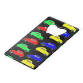 Citroen 2 CV Deux Chevaux Creditkaart Flessenopener (Voorkant Gekanteld)