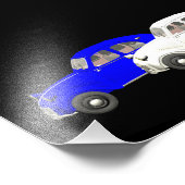 Citroën 2 CV Foto Afdruk (Hoek)