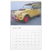 Citroen 2 CV Franse Auto Kalender 2025 (Jan 2027)