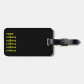 Citroen 2 CV met zijspan Bagagelabel (Achterkant horizontaal)