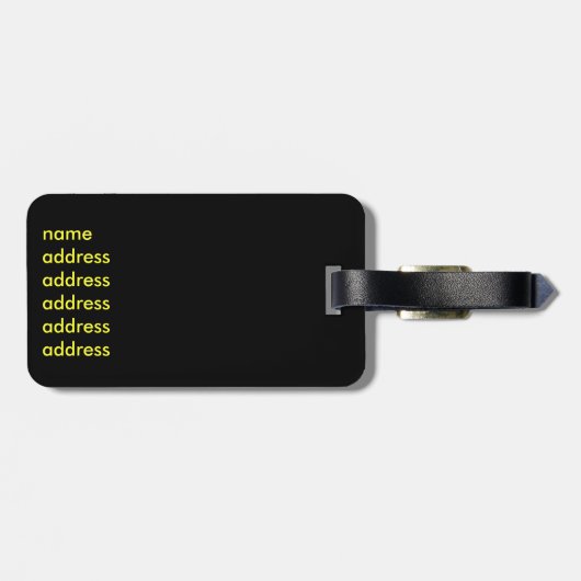 Citroen 2 CV met zijspan Bagagelabel (Achterkant horizontaal)