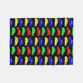 Citroen 2 CV met zijspan Fleece Deken (Voorkant (Horizontaal))