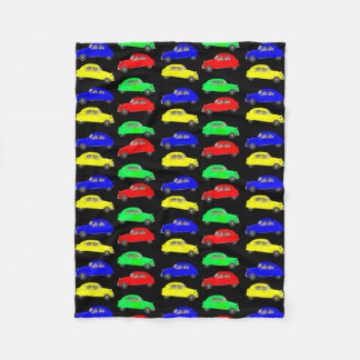 Citroen 2 CV met zijspan Fleece Deken