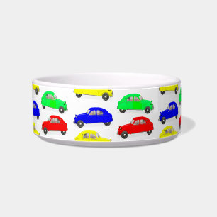 Citroen 2 CV met zijspan Voerbakje