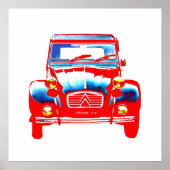 Citroen 2 CV poster (Voorkant)