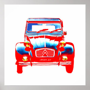 Citroen 2 CV poster