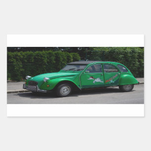 Citroën 2 CV Rechthoekige Sticker