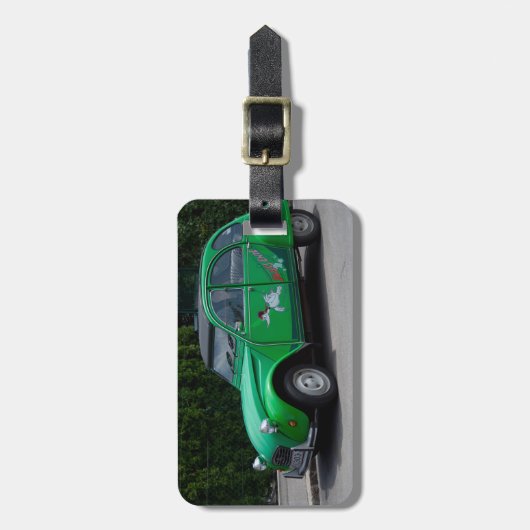 Citroen 2 CV Sauss Ente Bagagelabel (Voorkant verticaal)