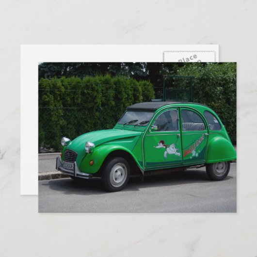 Citroen 2 CV Sauss Ente Briefkaart (Voorkant / Achterkant)