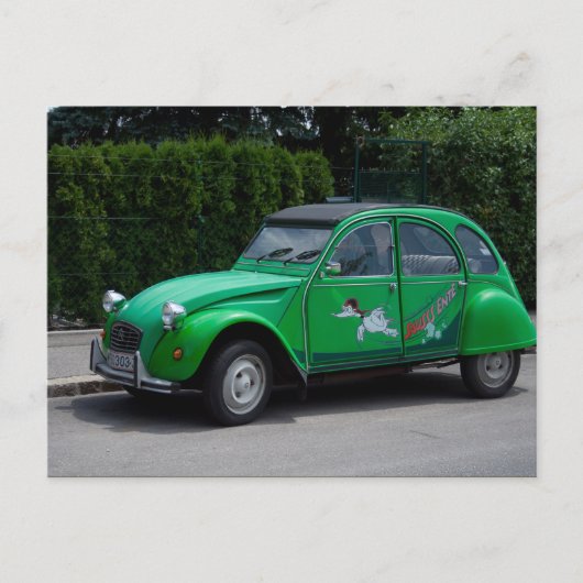 Citroen 2 CV Sauss Ente Briefkaart (Voorkant)