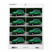 Citroen 2 CV Sauss Ente Etiket (Full Sheet)