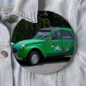 Citroen 2 CV Sauss Ente Ronde Button 6,0 Cm (In situ)