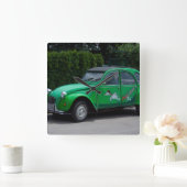 Citroen 2 CV Sauss Ente Vierkante Klok (Huis)