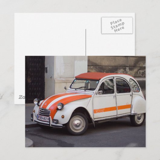 Citroën 2 CV Spot Briefkaart (Voorkant / Achterkant)