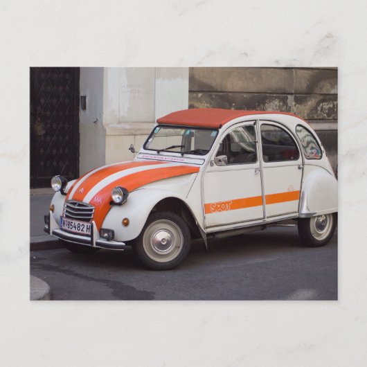 Citroën 2 CV Spot Briefkaart (Voorkant)