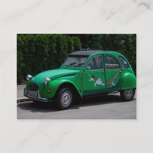 Citroen 2 CV Visitekaartje (Voorkant)