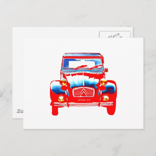 Citroen 2CV 2 Briefkaart (Voorkant / Achterkant)