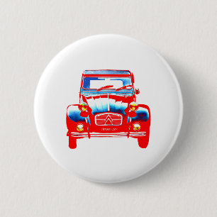 Citroen 2CV 2 Ronde Button 5,7 Cm