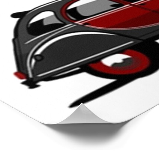 Citroën 2CV, beperkte uitgave Poster (Hoek)
